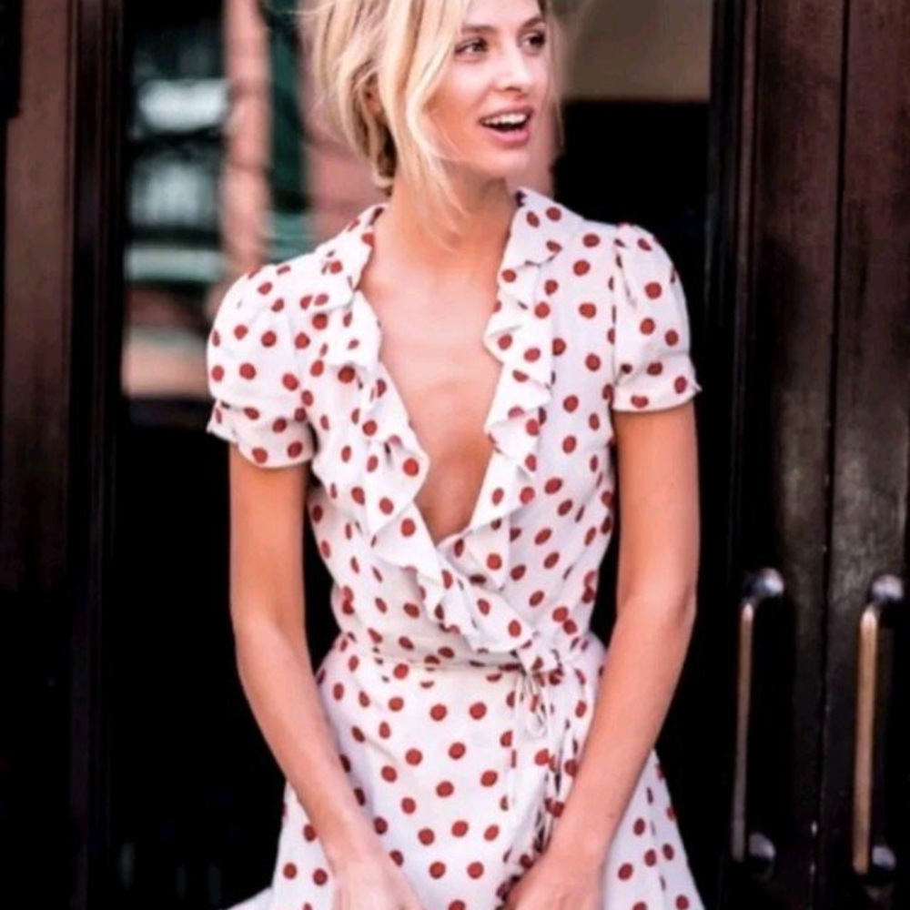 Réalisation Par Valentina dress Cherry